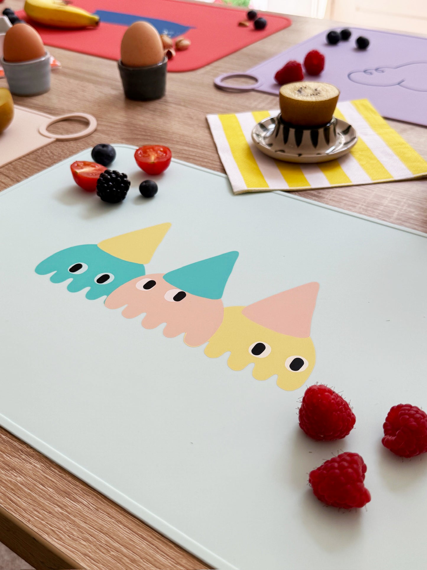 Trick or Tweet Foldable Silicone Placemat