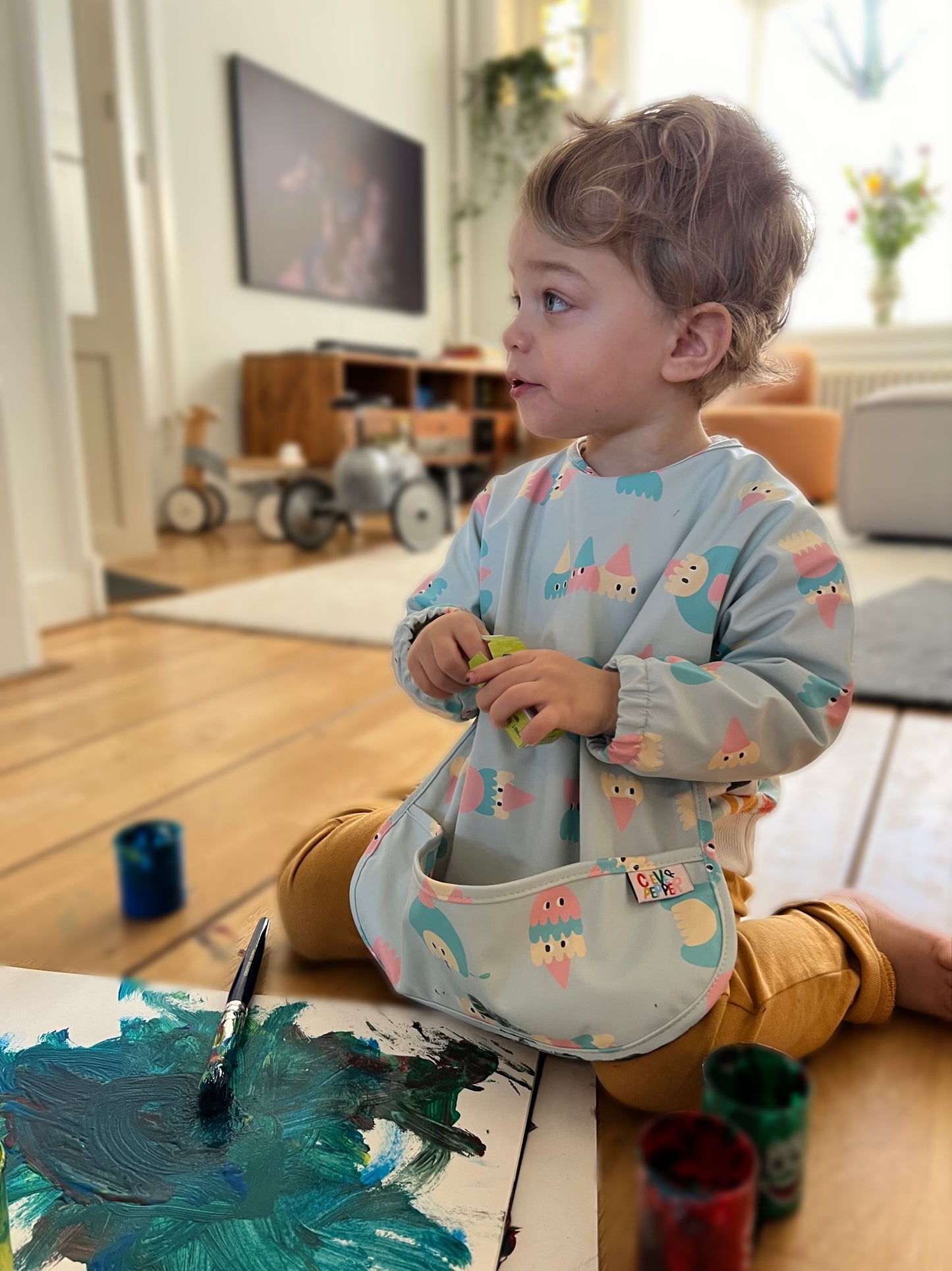 Trick or Tweet Waterproof Bibs