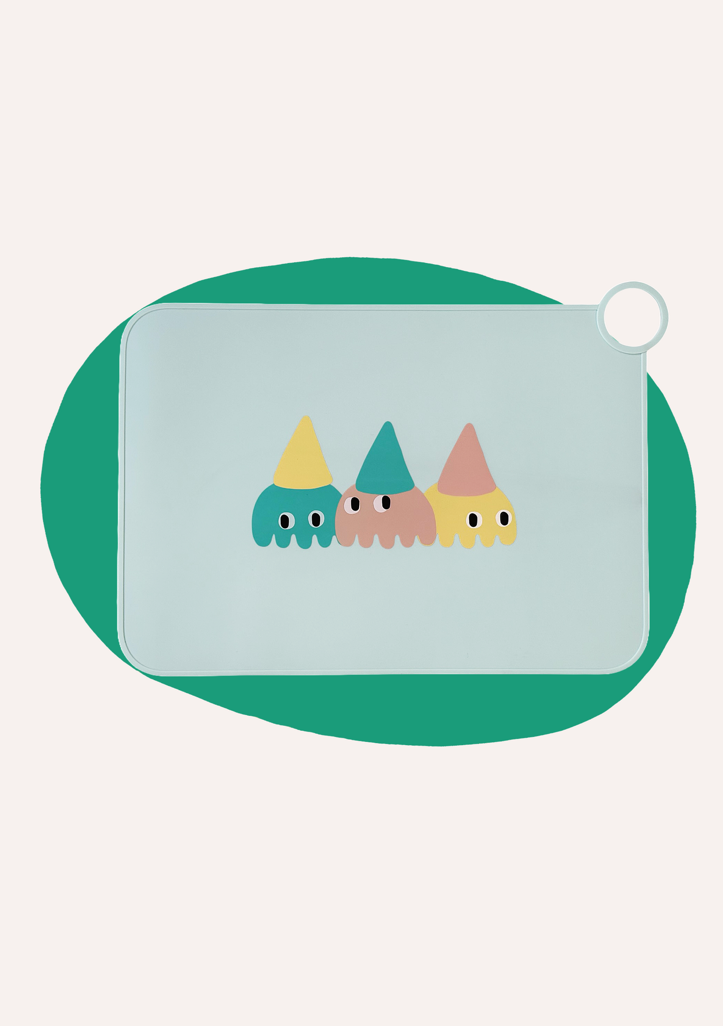 Trick or Tweet Foldable Silicone Placemat