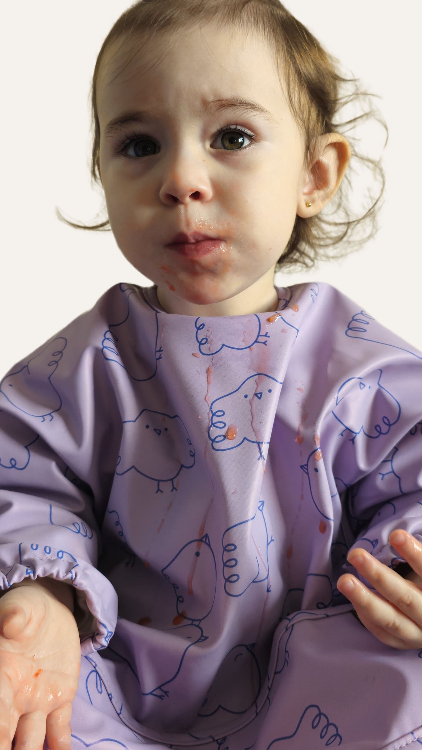 Fluffy Birds Waterproof Bibs