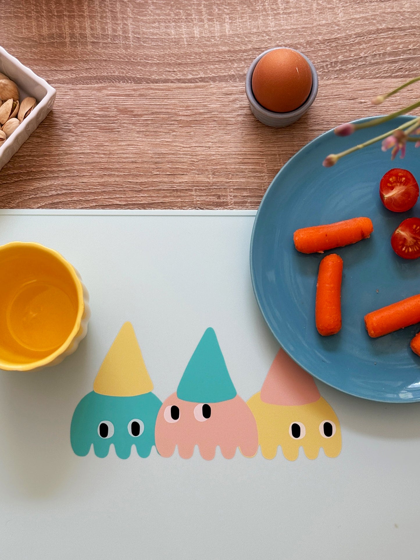 Trick or Tweet Foldable Silicone Placemat