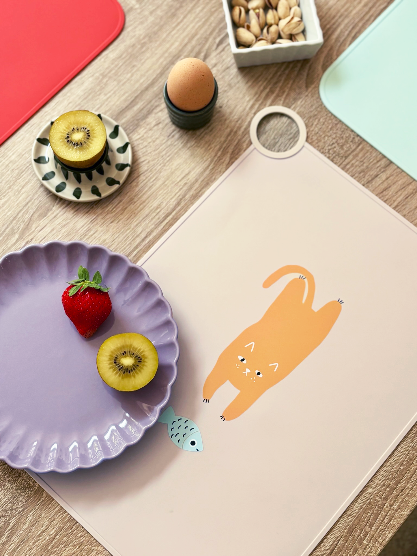 To Catch a Fish Foldable Silicone Placemat