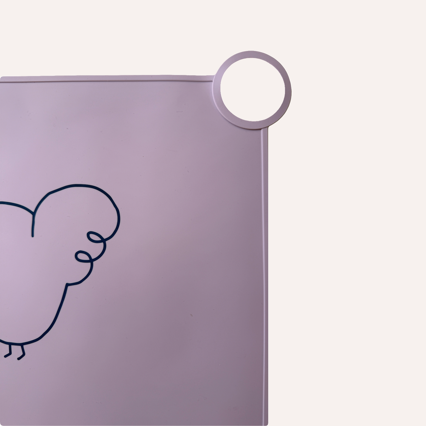Fluffy Birds Foldable Silicone Placemat